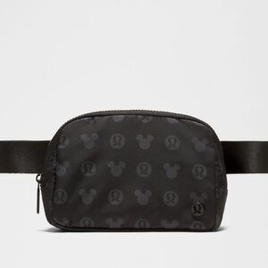 Lululemon Disney 1L everywhere belt/ crossbody bag with Mickey logo print